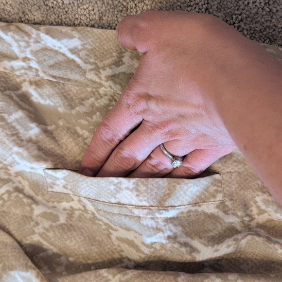 St. John Silk Animal Print Zip Up Jacket Coat Windbreaker - Picture 10 of 13